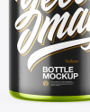 Metallic Bottle Mockup