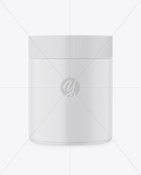 Matte Plastic Jar Mockup