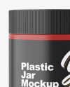 Matte Plastic Jar Mockup