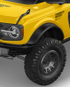 Off-Road SUV Mockup - Half Side View (High-Angle Shot)