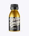 Matte Metallic Bottle Mockup