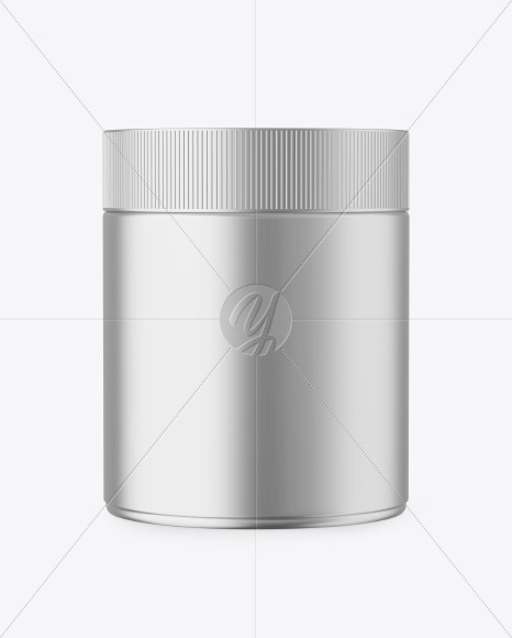 Metallic Jar Mockup