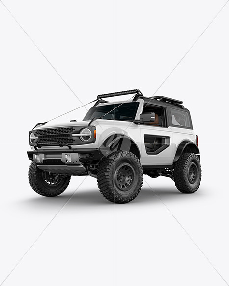 Off-Road SUV Mockup - Half Side View (Hero Shot)