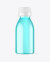 Colored Glass Bottle Mockup