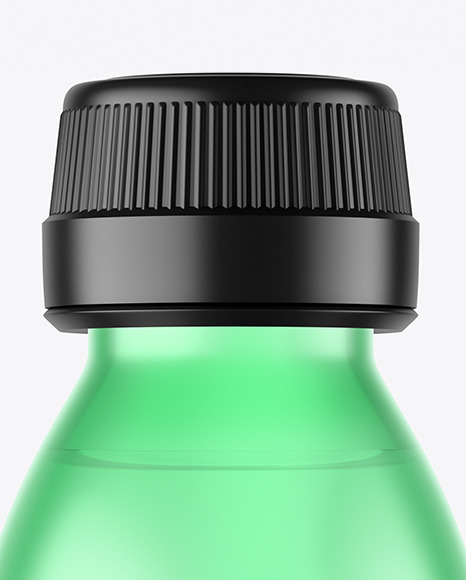 Frosted Color Glass Bottle Mockup