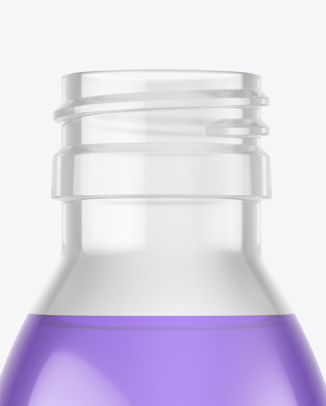 Clear Glass Bottle Mockup