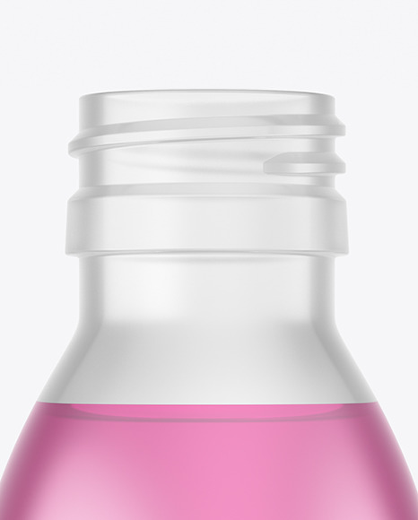 Frosted Glass Bottle Mockup