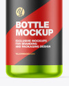 Metallic Sanitizer Bottle w/ Open Pump Mockup