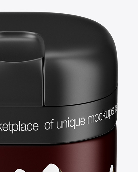 Matte Coffee Jar Mockup