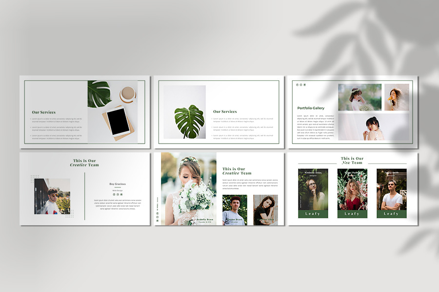 Leafy Powerpoint Template Leafy Powerpoint Template