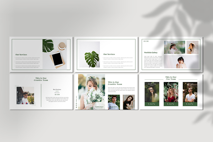 Leafy Powerpoint Template