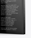 Hardcover Book w/ Matte Cover Mockup