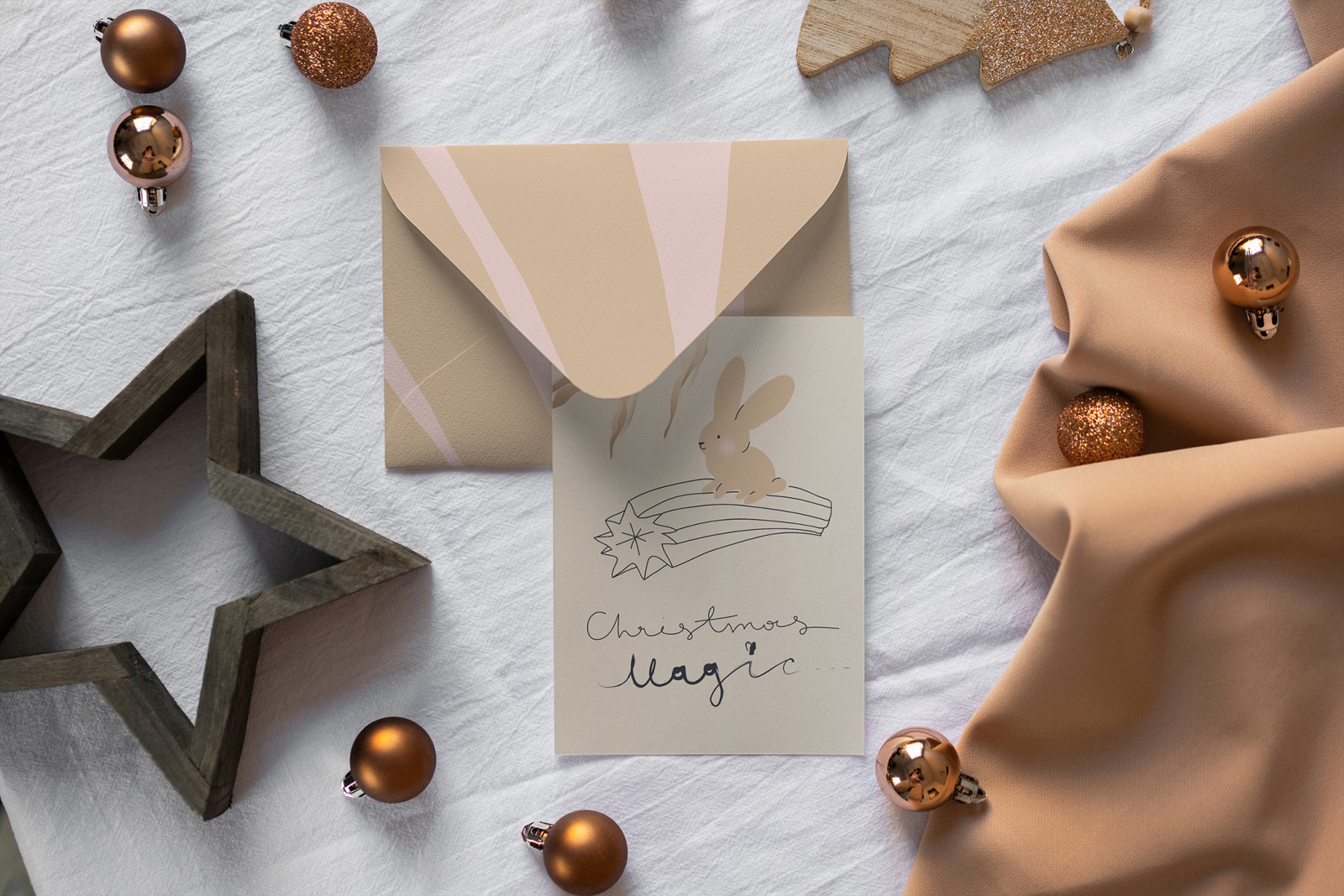 Christmas Postcard Mock-Ups