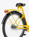 Cargo Bike Mockup - Back RightHalf Side View Cargo Bike Mockup - Back RightHalf Side View