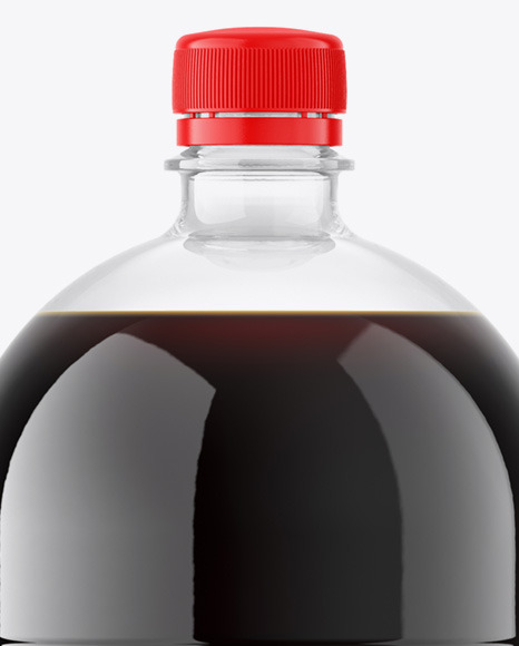 PET 2.5L Bottle with Cola Mockup