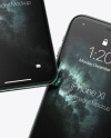 Two Apple iPhones 11 Pro Mockup