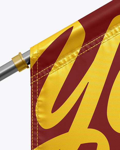 Flag Mockup - Front View