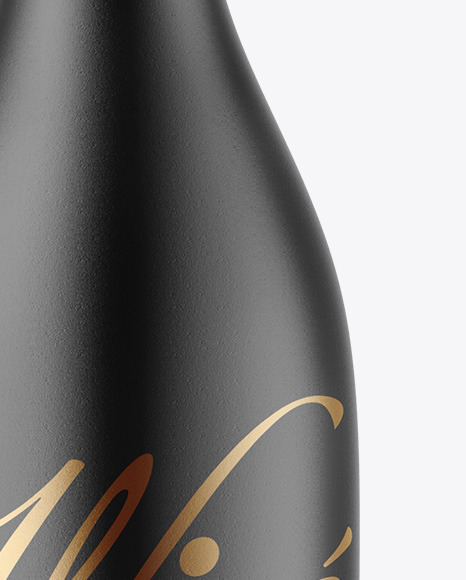 Ceramic Wine Bottle Mockup