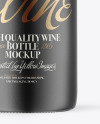 Ceramic Wine Bottle Mockup Ceramic Wine Bottle Mockup