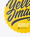 Matte Wobbler Mockup