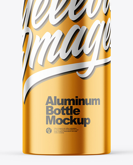 Metallic 100ml Aluminum Bottle w/ Screw Cap Mockup Metallic 100ml Aluminum Bottle w/ Screw Cap Mockup