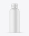 Matte 100ml Aluminum Bottle w/ Screw Cap Mockup