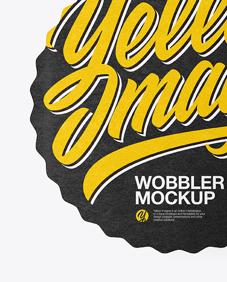 Textured Wobbler Mockup