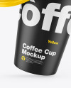 Paper Coffee Cup w/ Splash Mockup