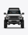 Off-Road SUV Mockup - Front View