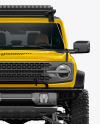 Off-Road SUV Mockup - Front View