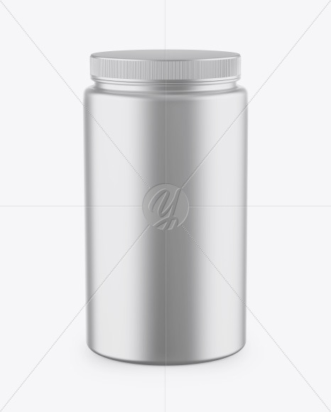 Metallic Jar Mockup