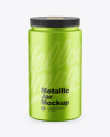 Metallic Jar Mockup