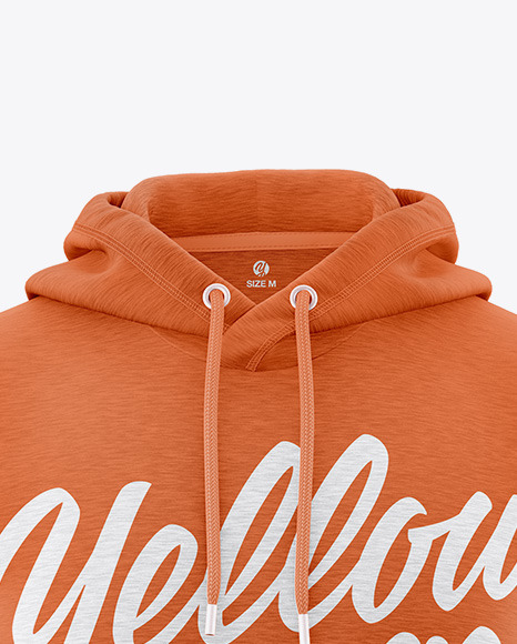 Melange Hoodie Mockup - Front View