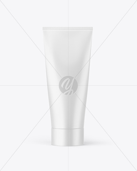 Matte Cream Tube Mockup