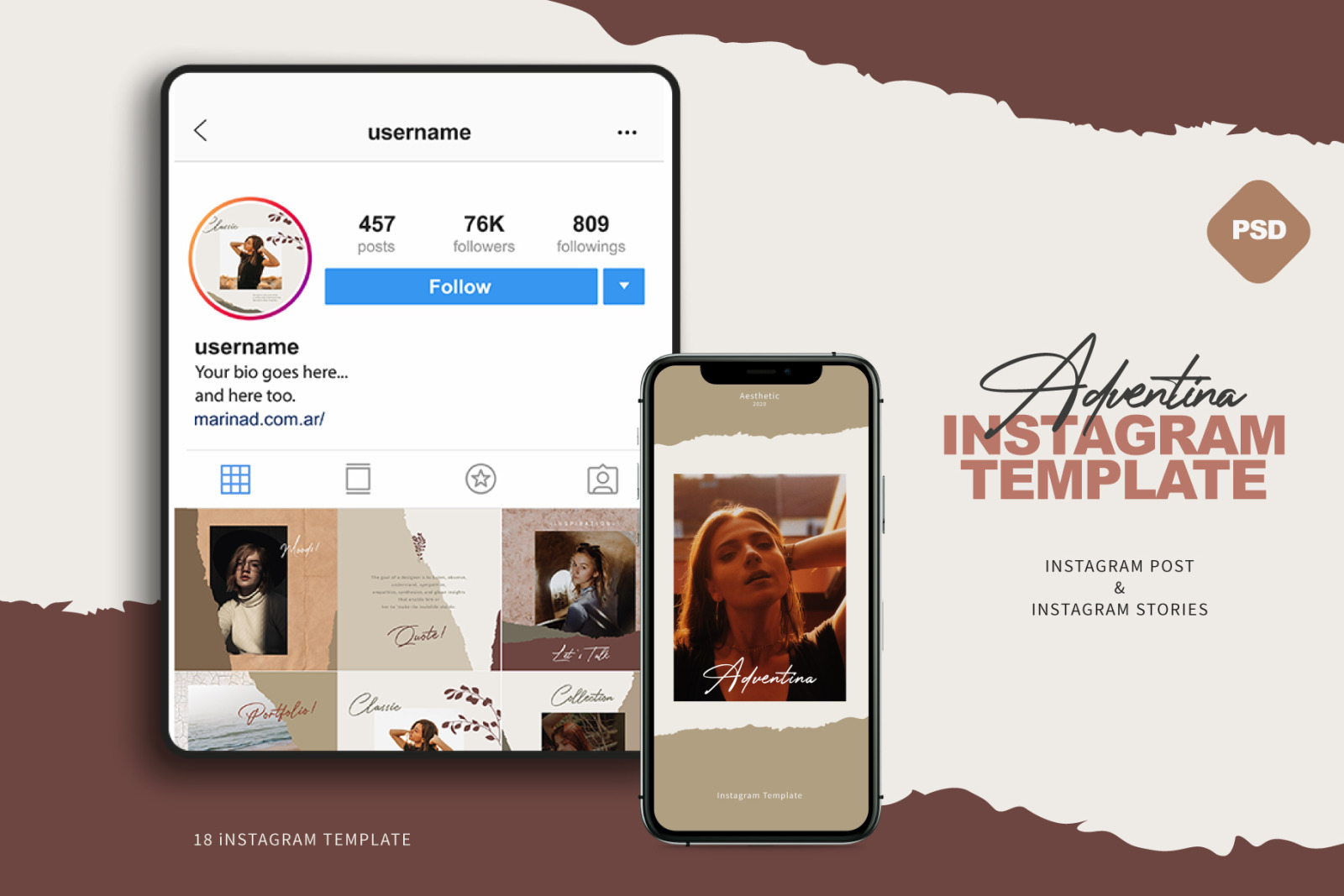 Adventina Social Media Template