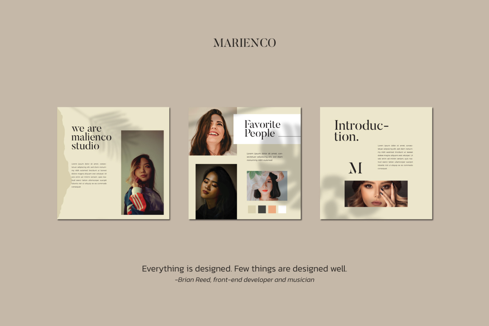 MARIENCO Instagram Posts & Stories MARIENCO Instagram Posts & Stories
