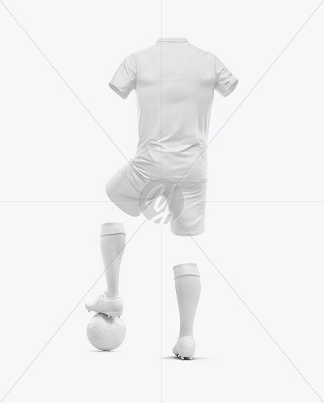 Soccer Uniform Mockup - Back View