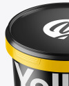 Glossy Plastic Bucket Mockup