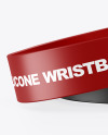 Two Matte Silicone Wristbands Mockup