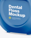 Open Dental Floss Mockup - Half Side View