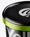 Metallic Bucket Mockup