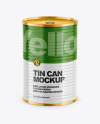 Tin Can w/ Glossy Finish Mockup