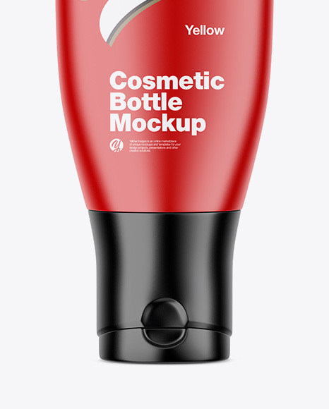 Matte Cosmetic Bottle Mockup