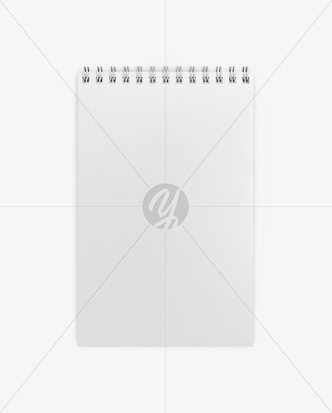 Notepad Mockup - Top View