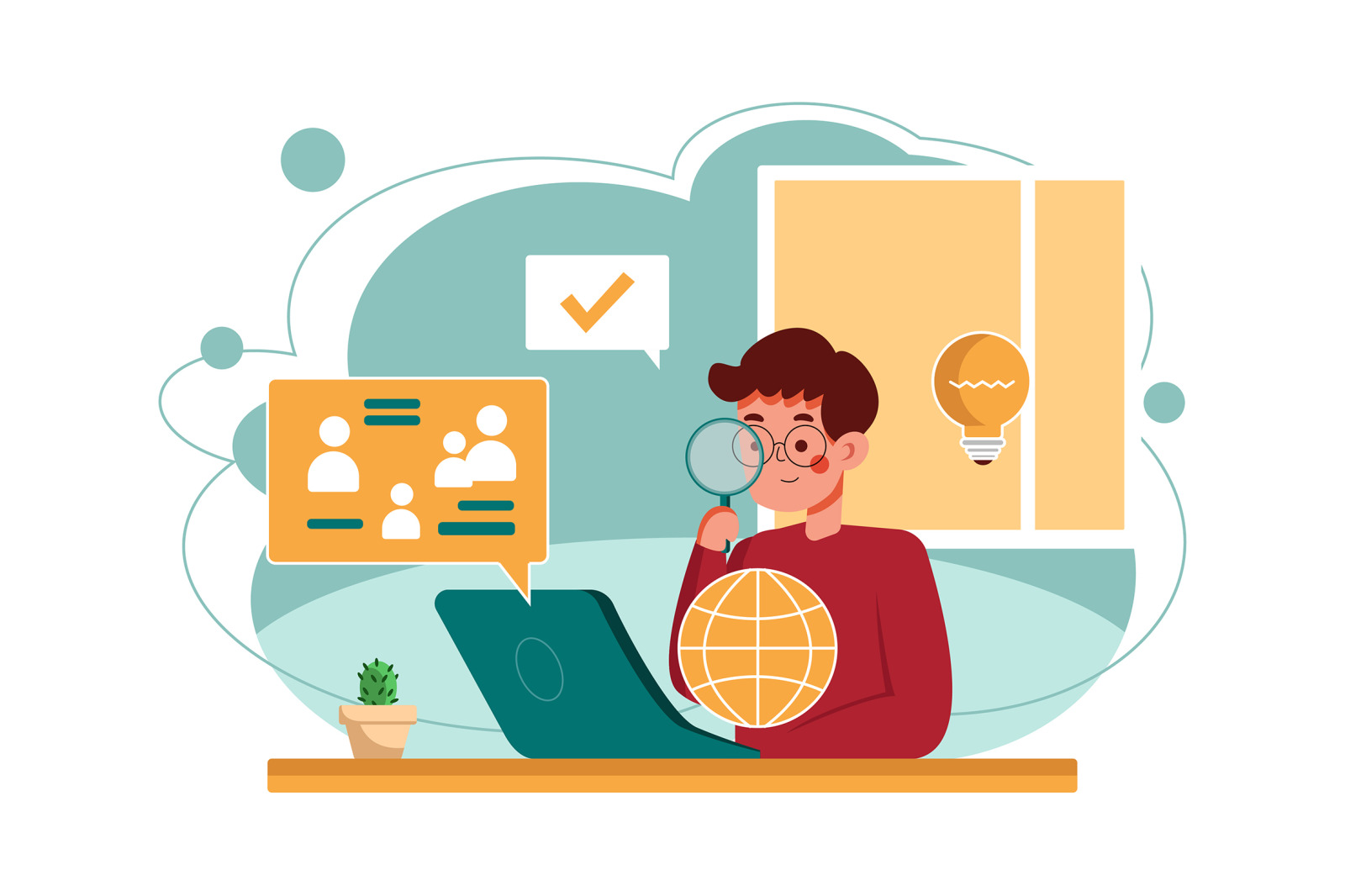 M168_ Online Marketing Illustrations M168_ Online Marketing Illustrations