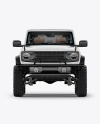 Off-Road SUV Open Roof Mockup - Front View