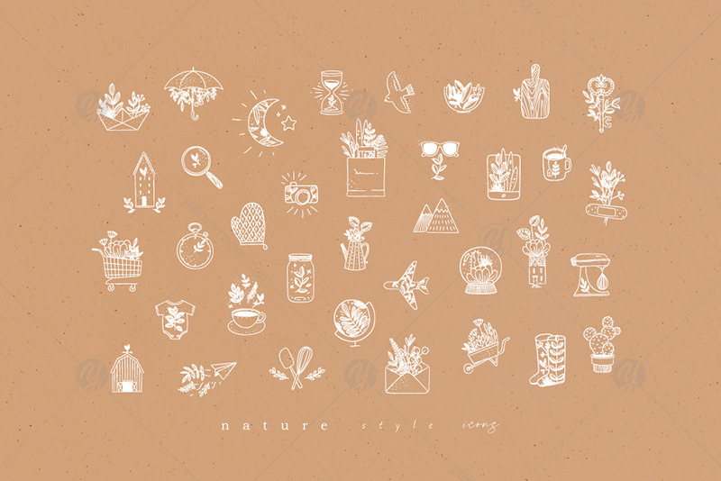 36 Natural Style Icons 36 Natural Style Icons