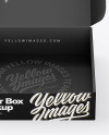 Opened Paper Box Mockup