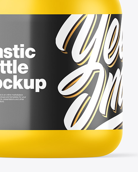 Matte Sanitizer Bottle w/ Open Pump Mockup