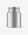 Matte Metallic Pills Bottle Mockup